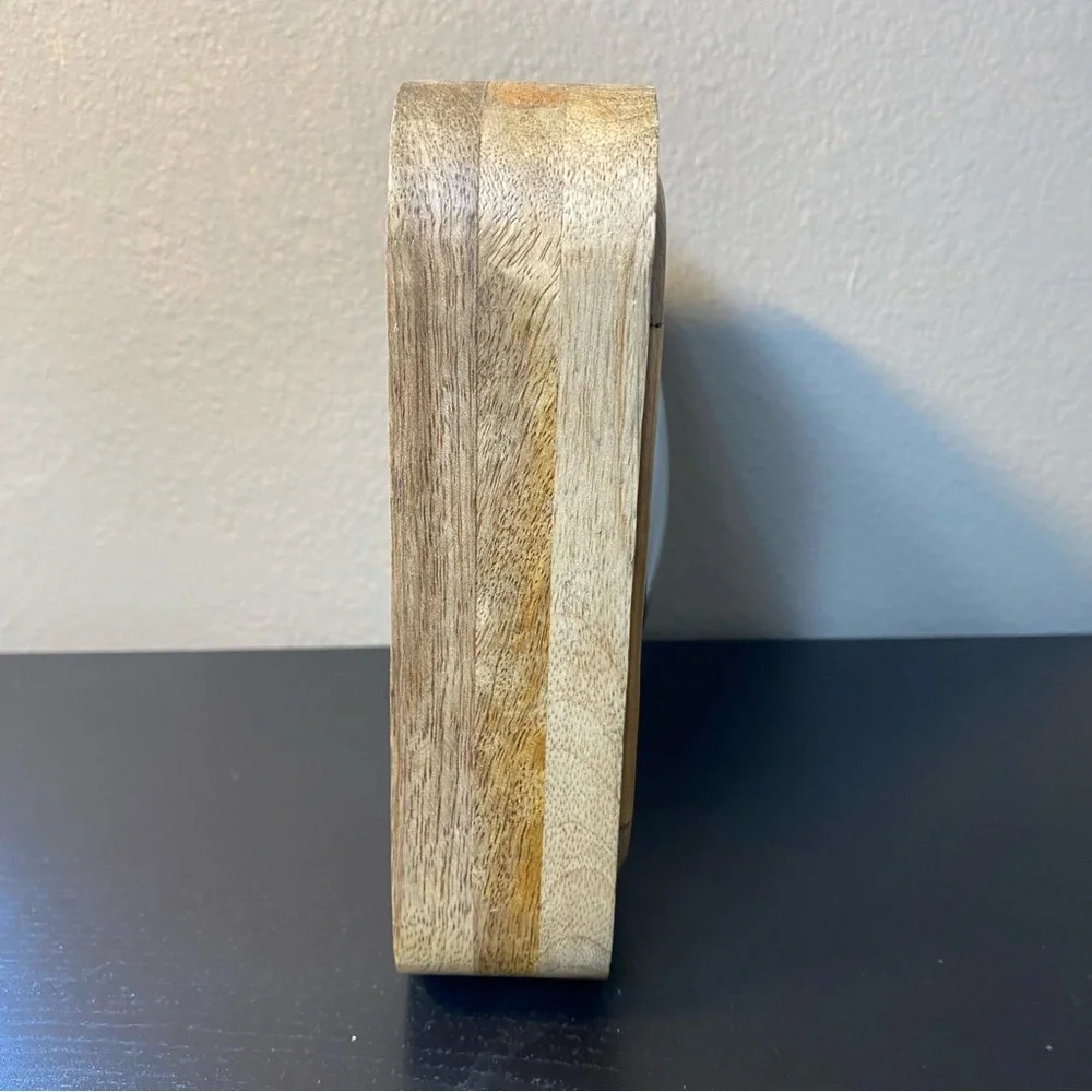 Wooden Square Table Clock 7”x7” - Picture 10 of 10